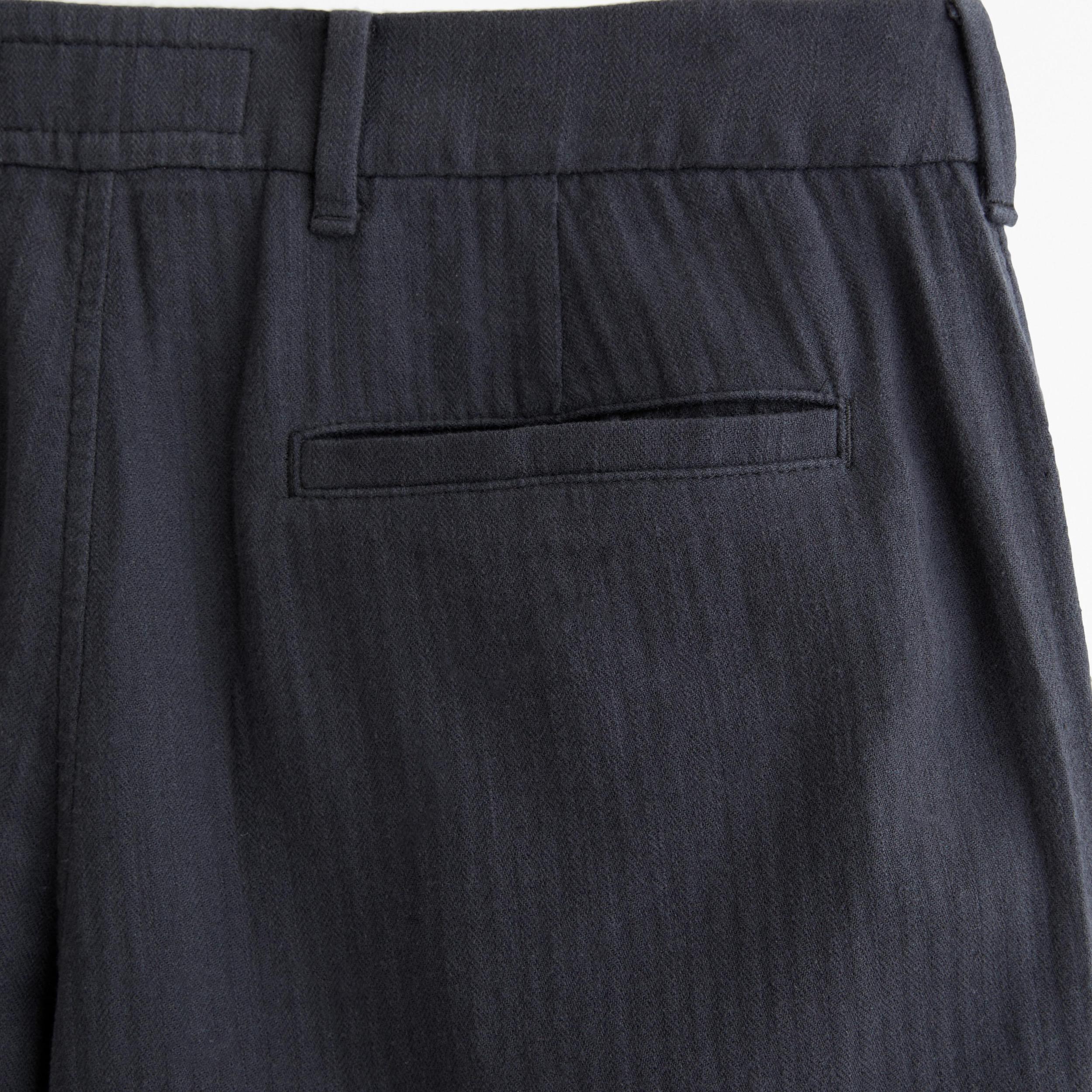 Loose Linen-Blend Permacrease Trouser Product Image