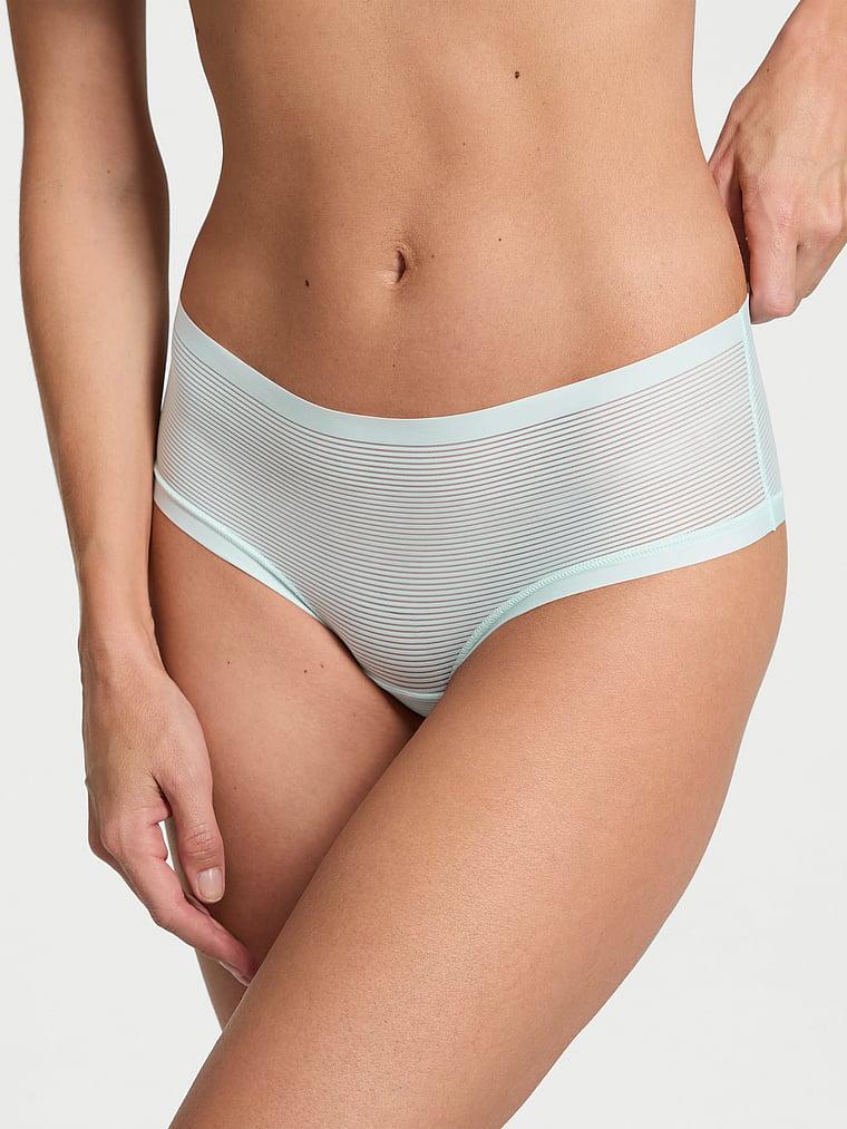 No-Show Stripe Mesh Cheeky Panty Product Image
