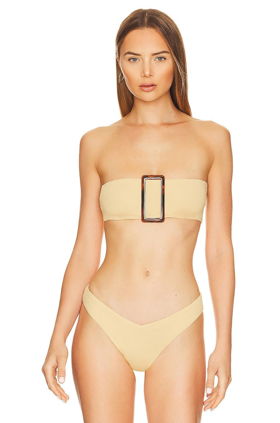 Buckle Bandeau Bikini Top WeWoreWhat Product Image
