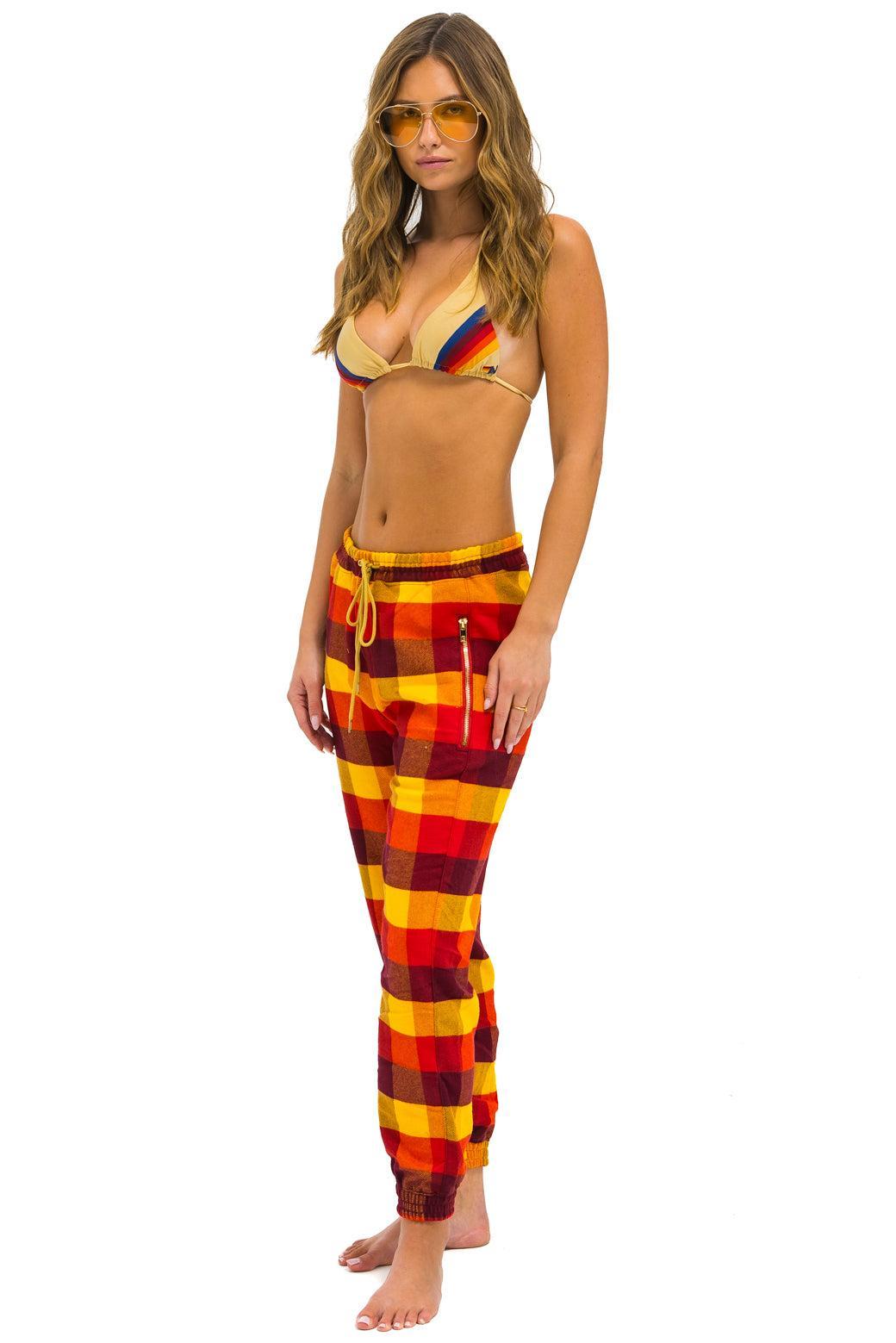 UNISEX PLAID LODGE PANT - SURFY PLAID Unisex Product Image