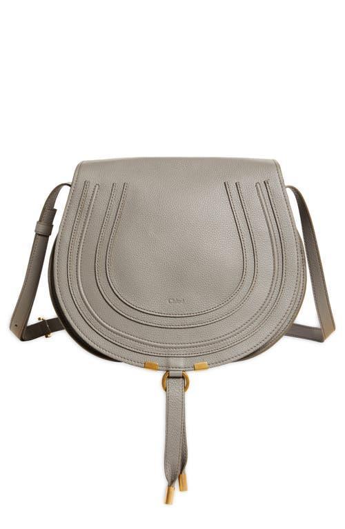Womens Medium Marcie Leather Saddle Bag Product Image