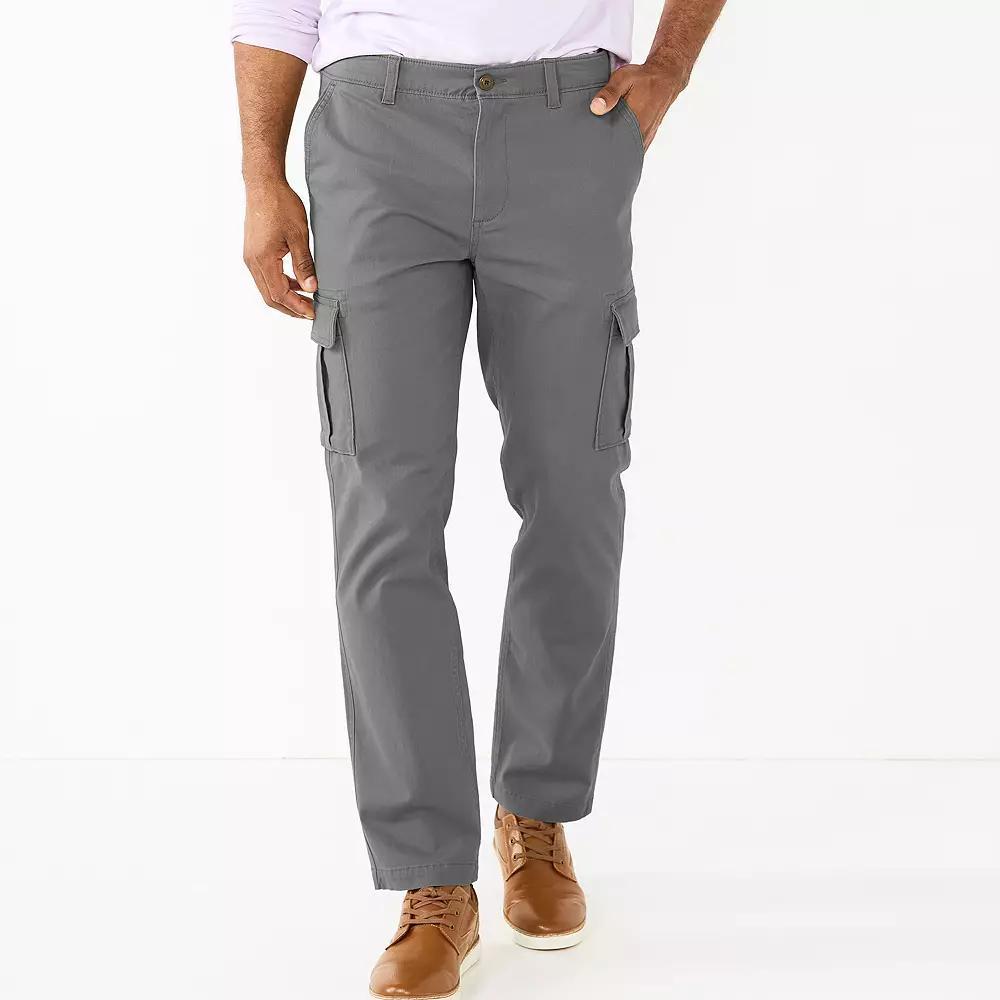 Men's Sonoma Goods For Life® Straight-Fit Cargo Pants, Size: 30 X 32, Rock Wall Product Image
