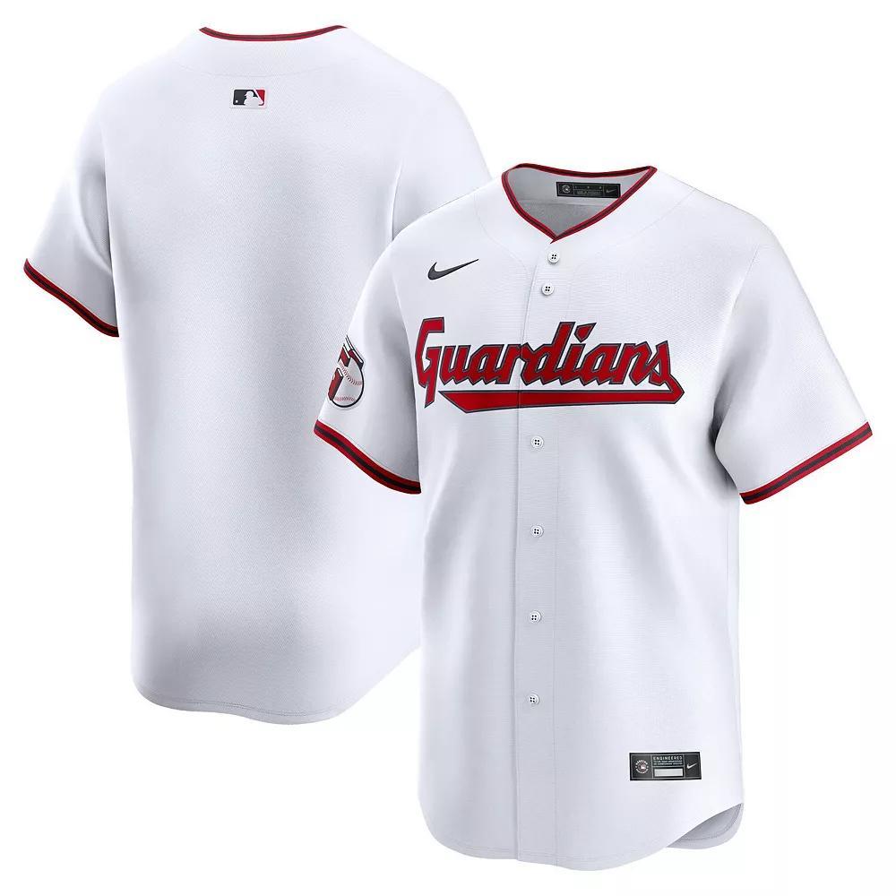 Men's Nike White Cleveland Guardians Home Limited Jersey, Size: Large, Grd White Product Image