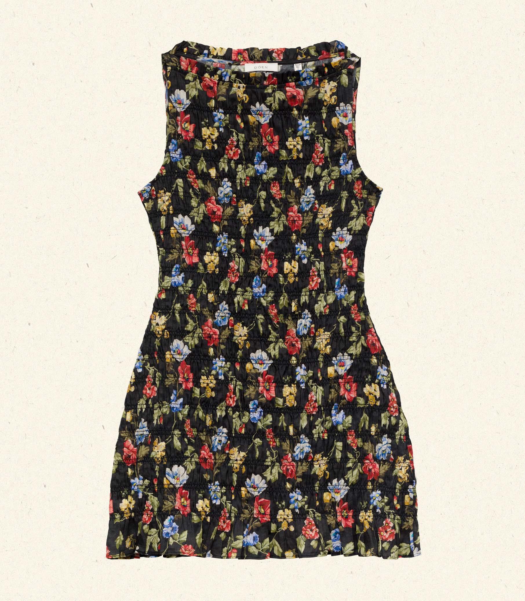GIANNA DRESS -- NOIR WILD ROSE Product Image