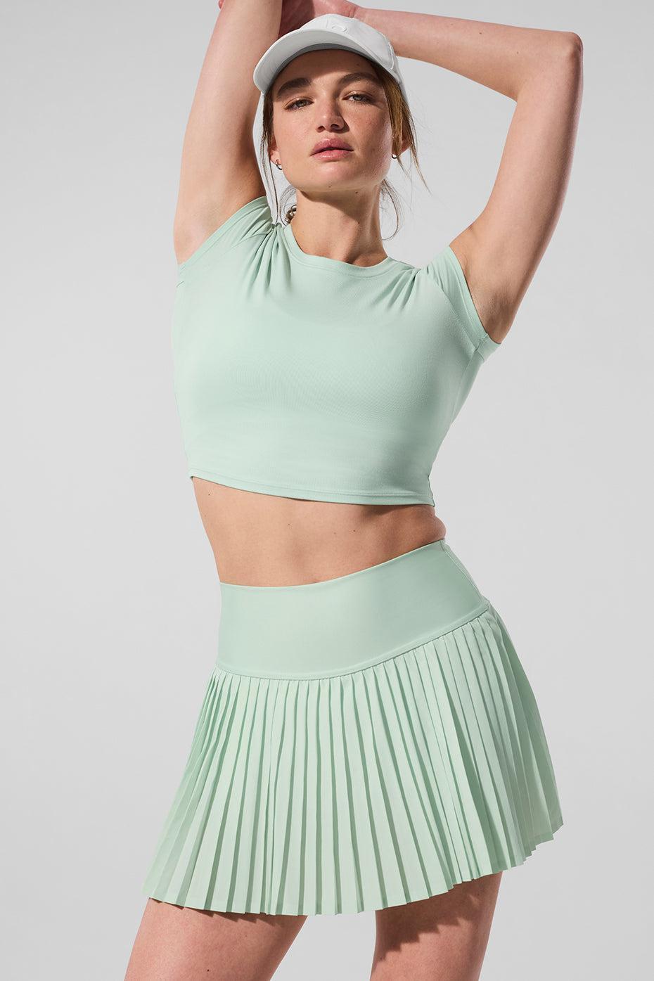 Alosoft Crop Finesse Short Sleeve - Spearmint Product Image