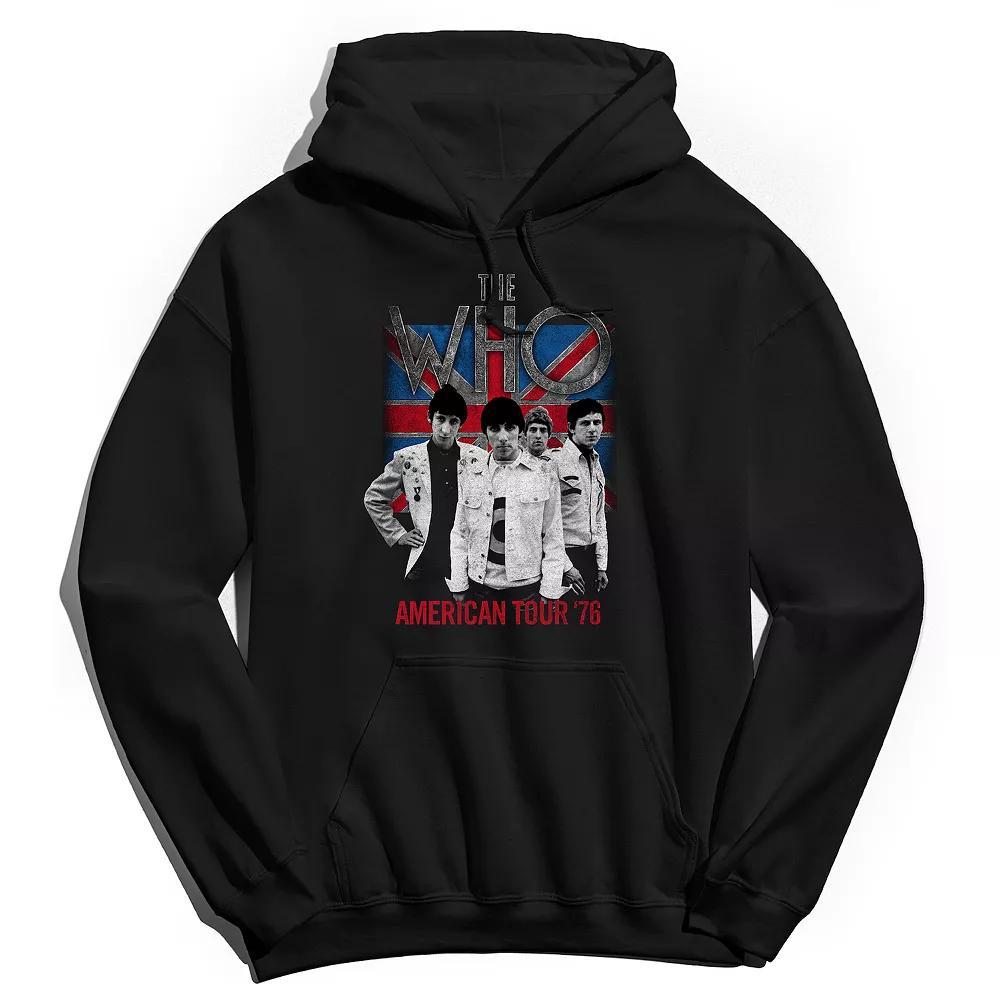 Men's The Who American Tour 76 Hoodie, Size: Large, Black Product Image