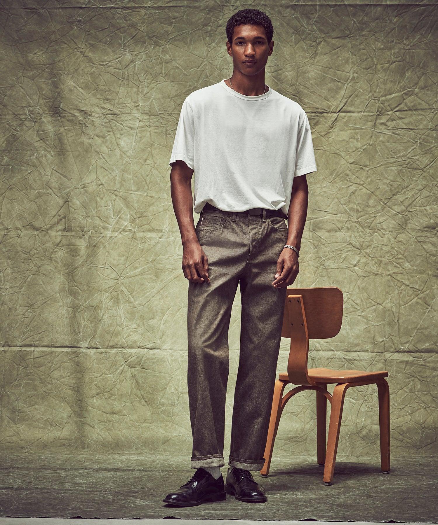 Relaxed Lightweight Japanese Selvedge Jean in Whiskey Product Image