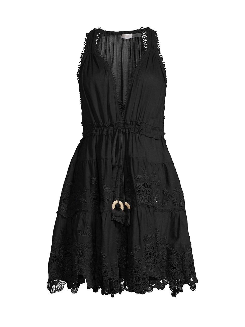 Vilma Tiered Mini Coverup Dress Product Image