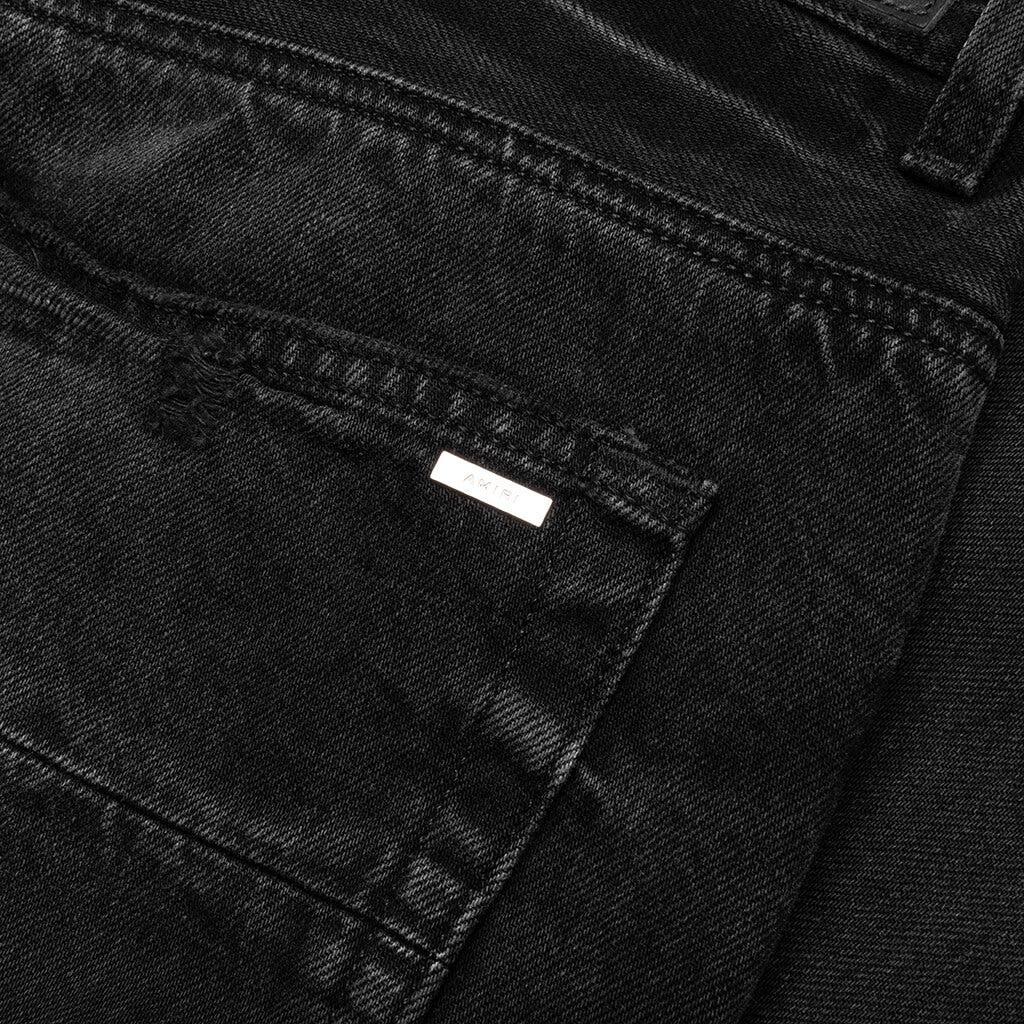 Varsity Eagle Logo Straight Jean - Faded Black Male Product Image