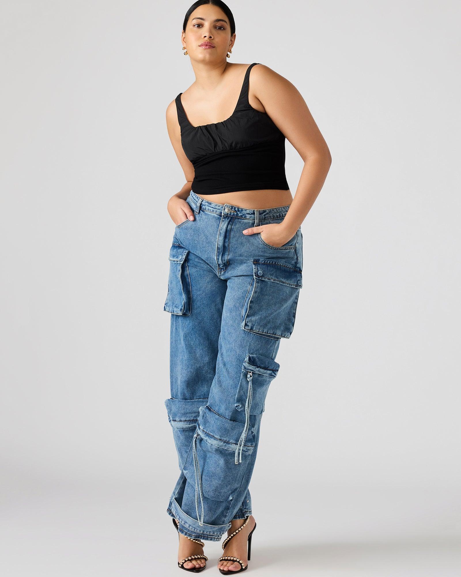 DUO MEDIUM DENIM PANT Female Product Image