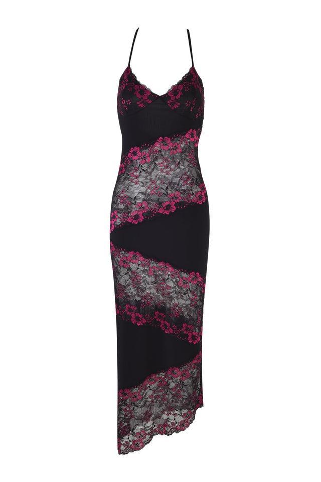 PALOMA MIDI DRESS - BLACK Product Image