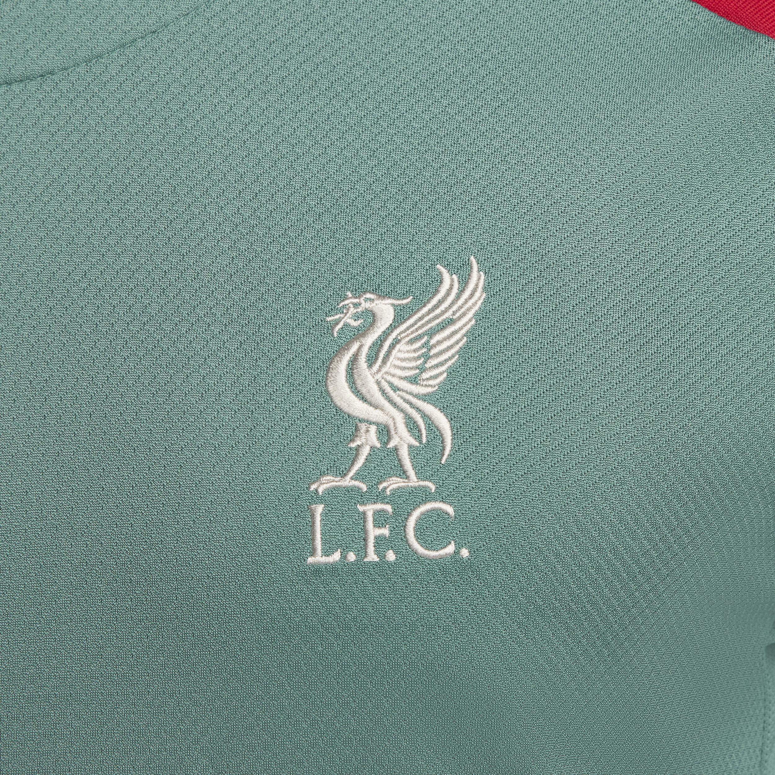 Men's Nike Green Liverpool 2024/25 Strike Performance Top, Size: Large, Lvp Green Product Image