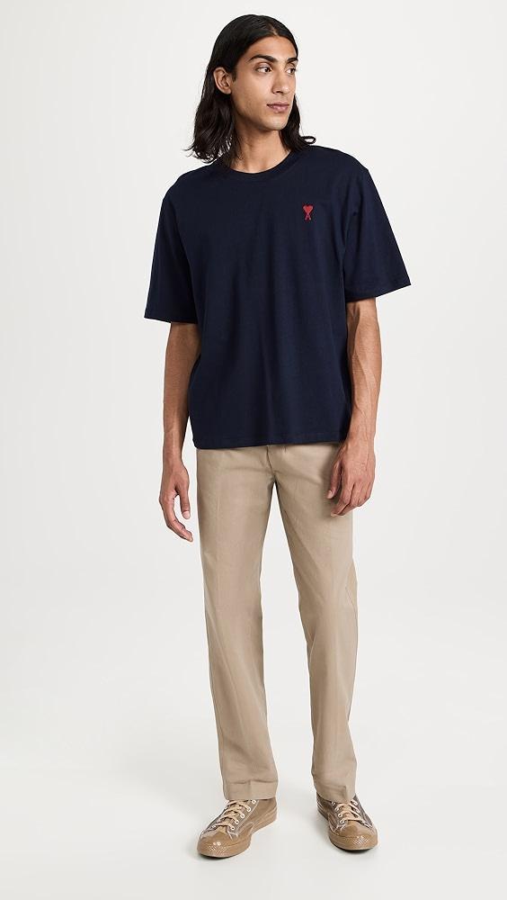 AMI Red AMI De Coeur T-Shirt | Shopbop Product Image