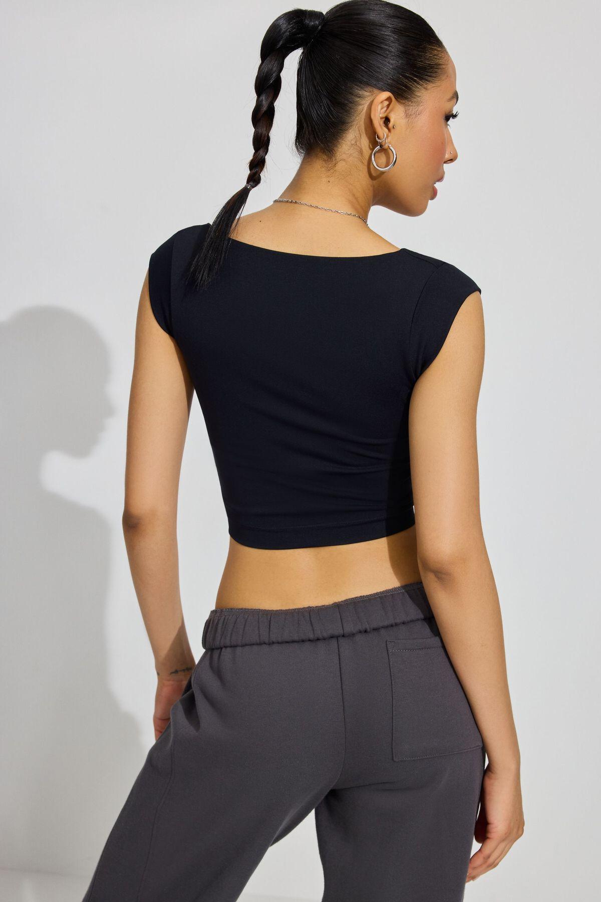 Seamless Cap Sleeve Top Product Image