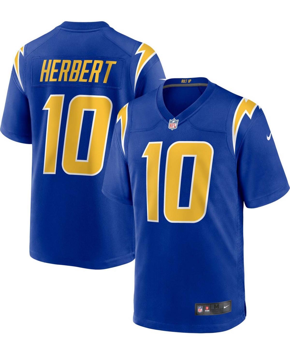 Men's Nike Justin Herbert Royal Los Angeles Chargers 2nd Alternate Game Jersey, Size: Large, Blue Product Image