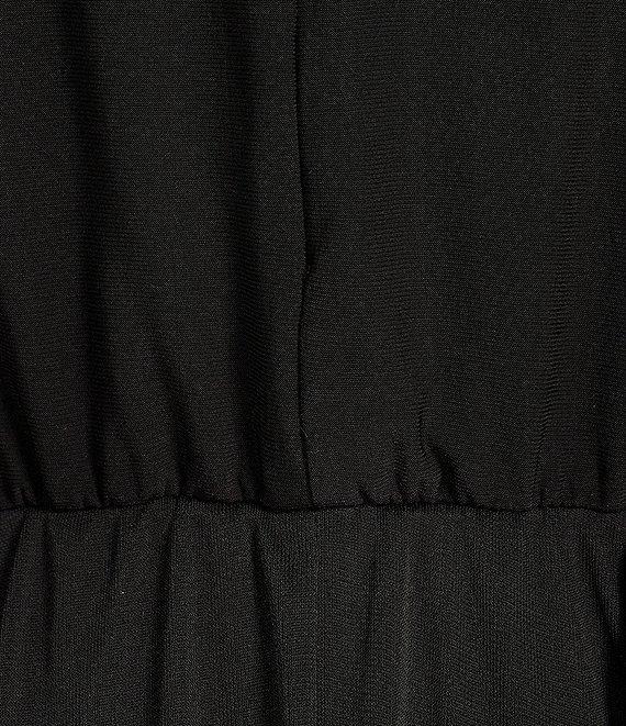 Marina Beaded 3/4 Sleeve Crew Neck Flyaway Jumpsuit Product Image