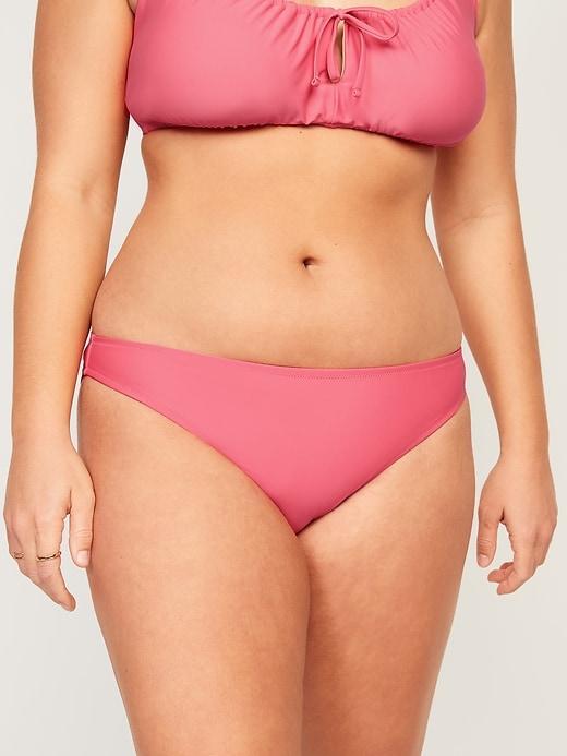 Mid-Rise Bikini Swim Bottoms Product Image