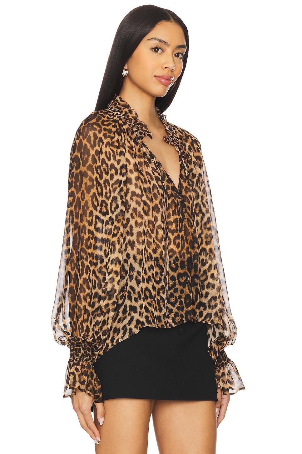 Norah Peasant Blouse Alice + Olivia Product Image