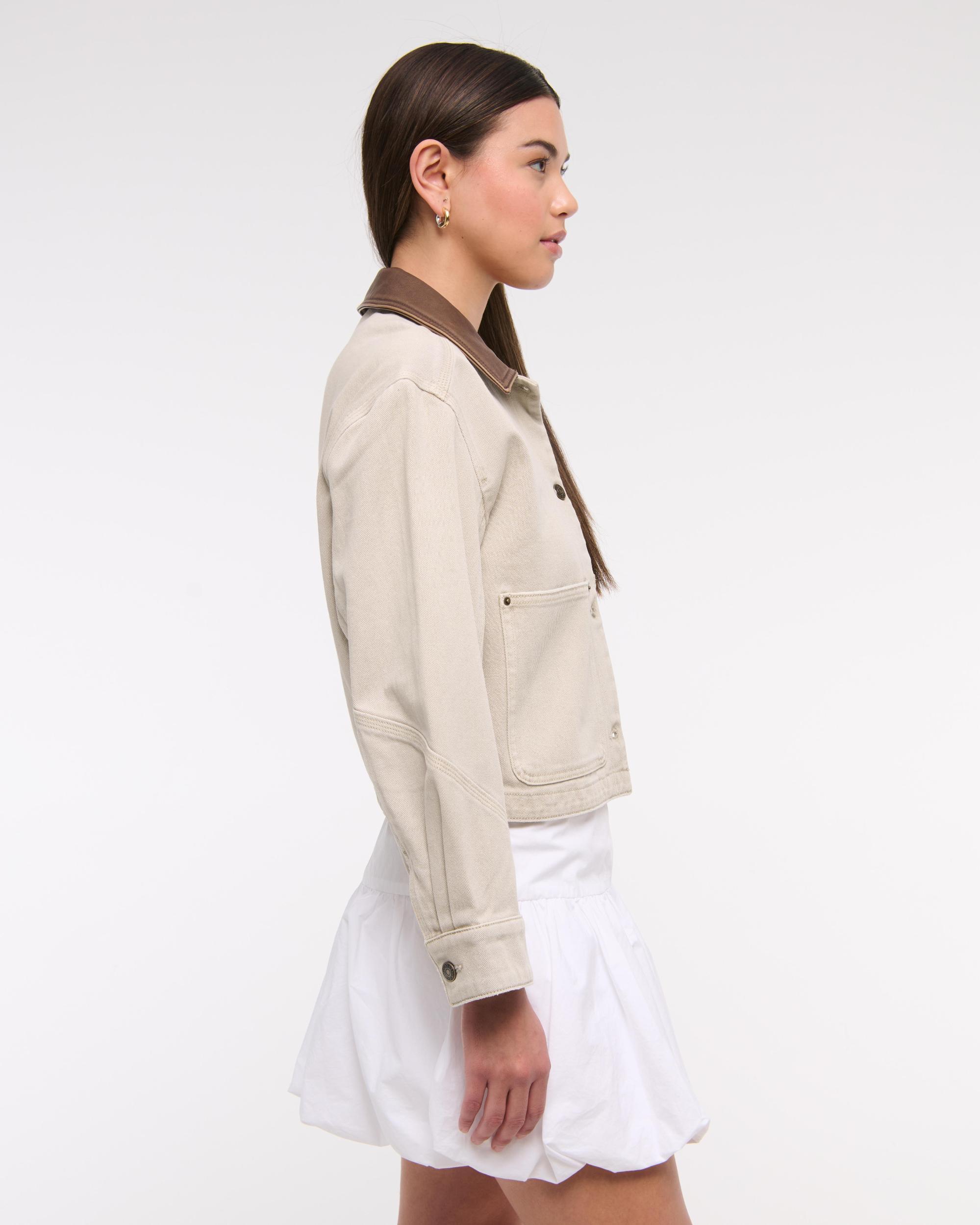 Short Twill Barn Jacket Product Image