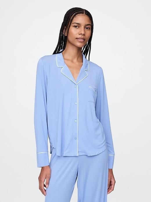 Modal Pajama Shirt Product Image