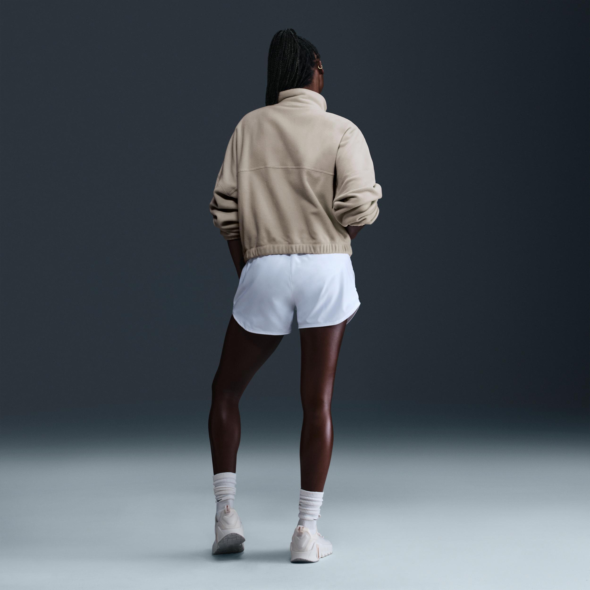 Nike Women's One Therma-FIT Oversized 1/2-Zip Fleece Top Product Image