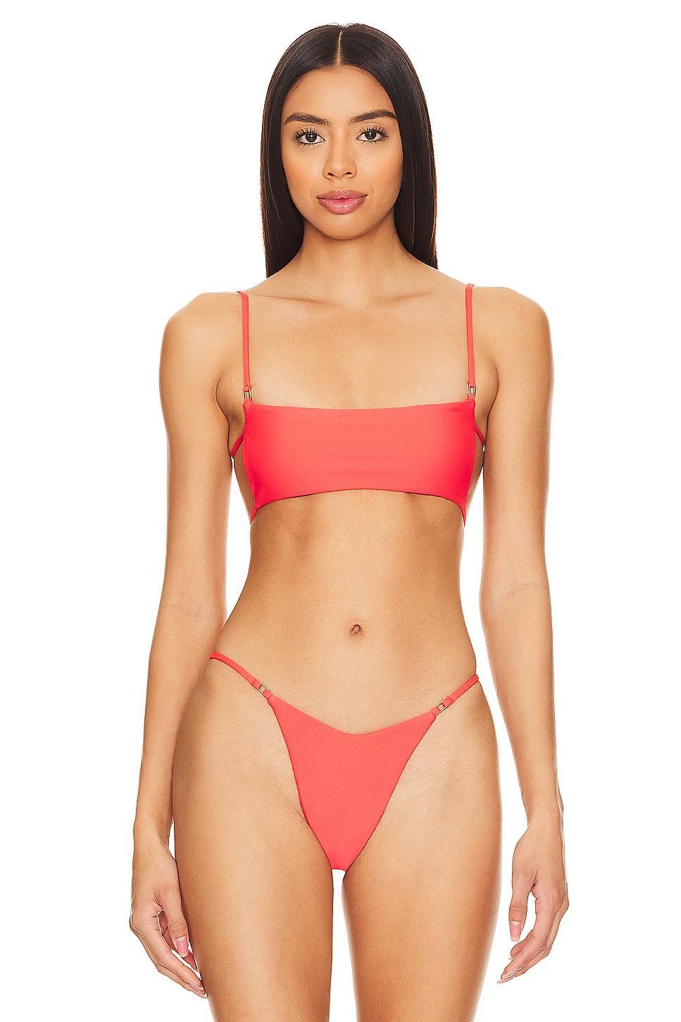 Lovers and Friends Shine Like The Sun Top in Hot Coral Product Image