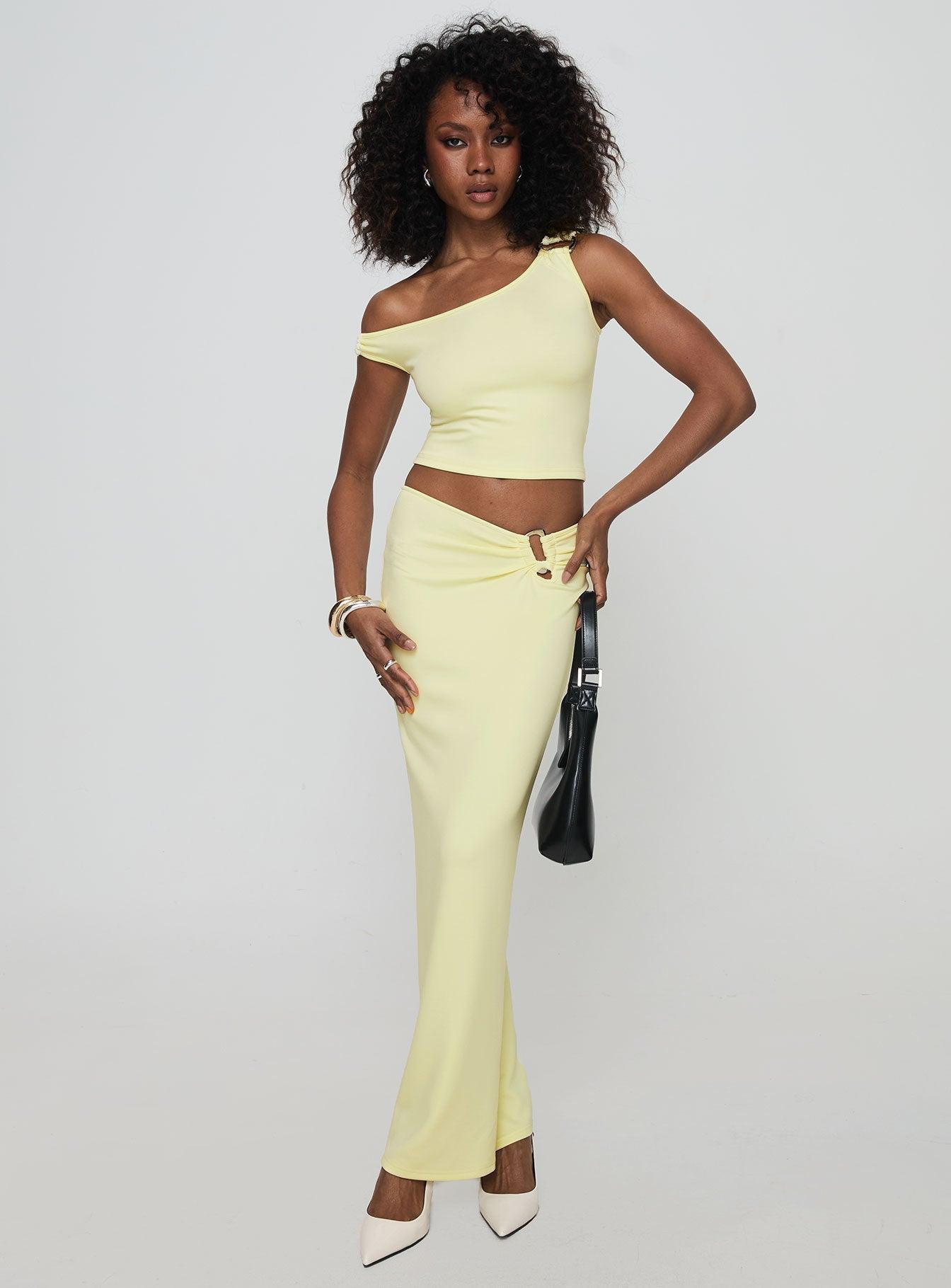 Whiley Maxi Skirt Cream Product Image