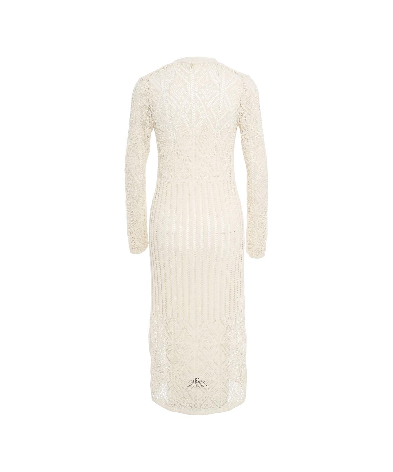 Long lace crochet cardigan Product Image