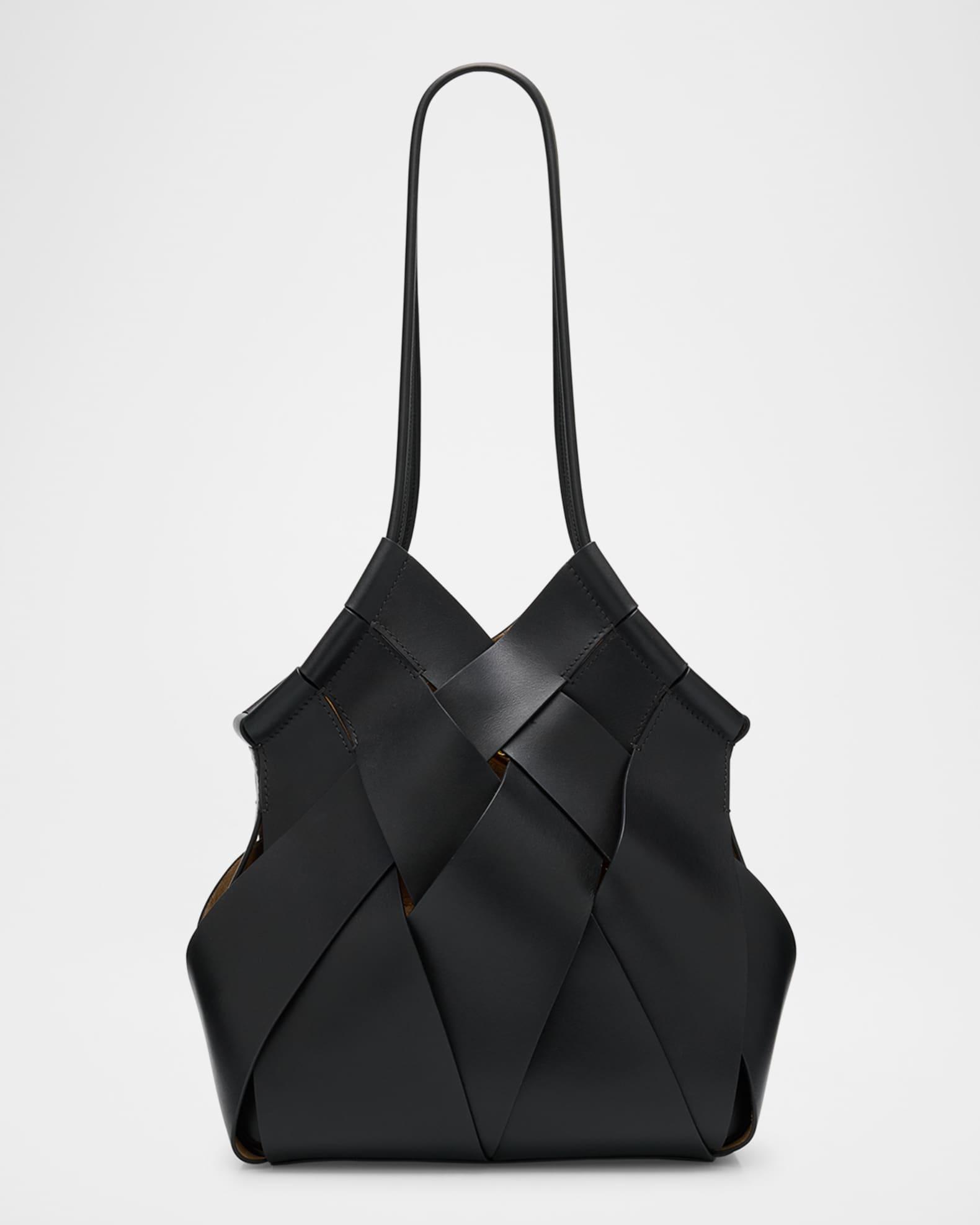 Charlotte Woven Leather Tote Bag Product Image