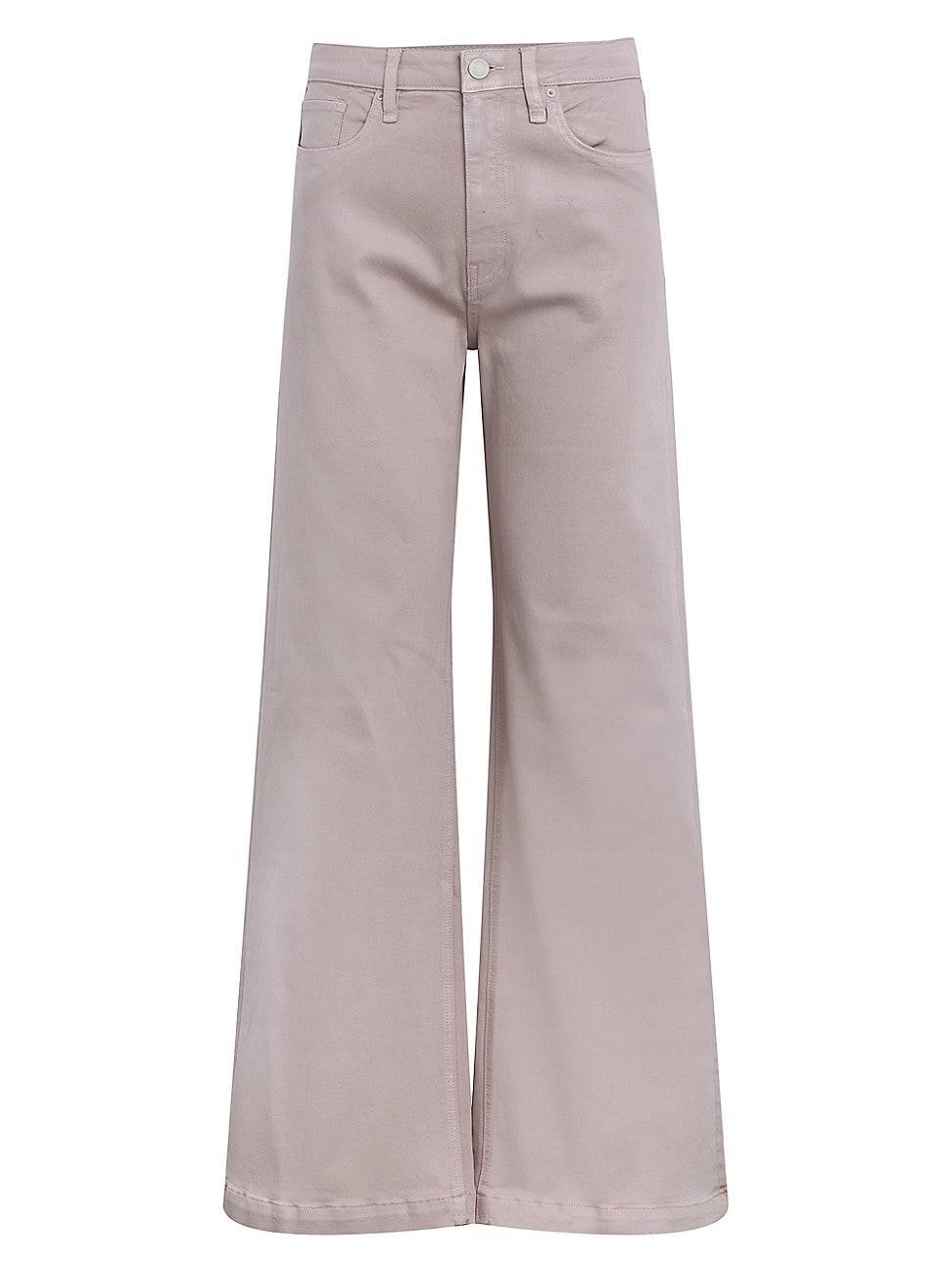 Hudson Jeans Jodie Wide Leg in Coated Moonrock (Coated Moonrock) Women's Jeans Product Image