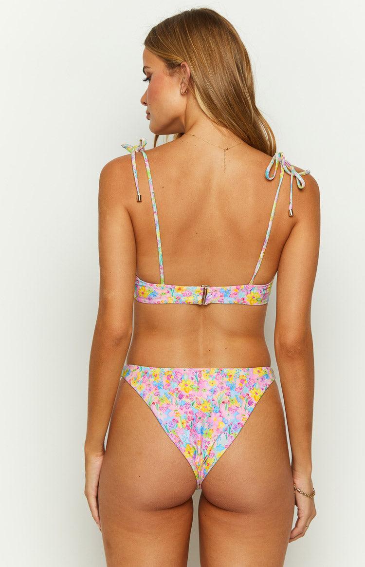 9.0 Swim Bianca Painted Floral Bikini Bottoms Product Image
