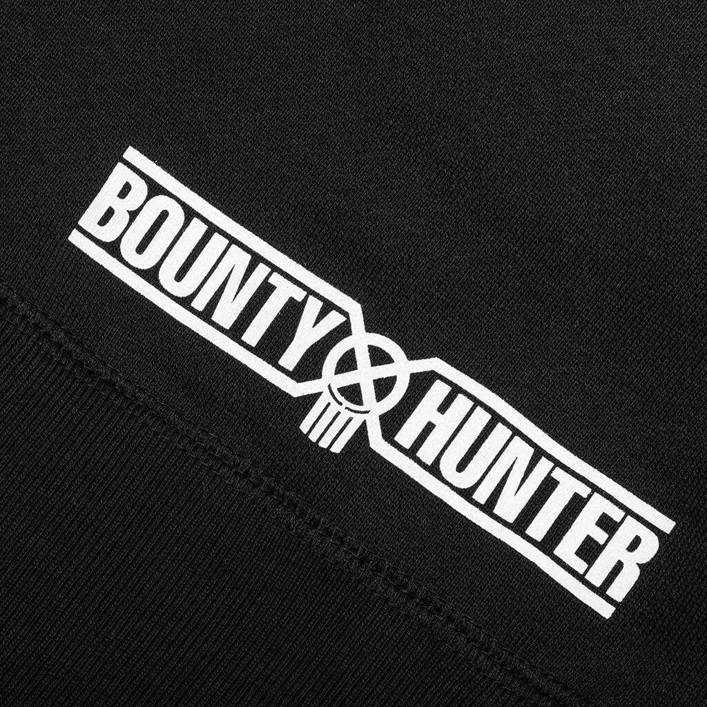 Logo Heavy Weight Pull Over - Black Male Product Image