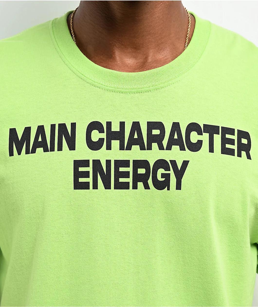 A.LAB Cheeky Saying Green T-Shirt Product Image
