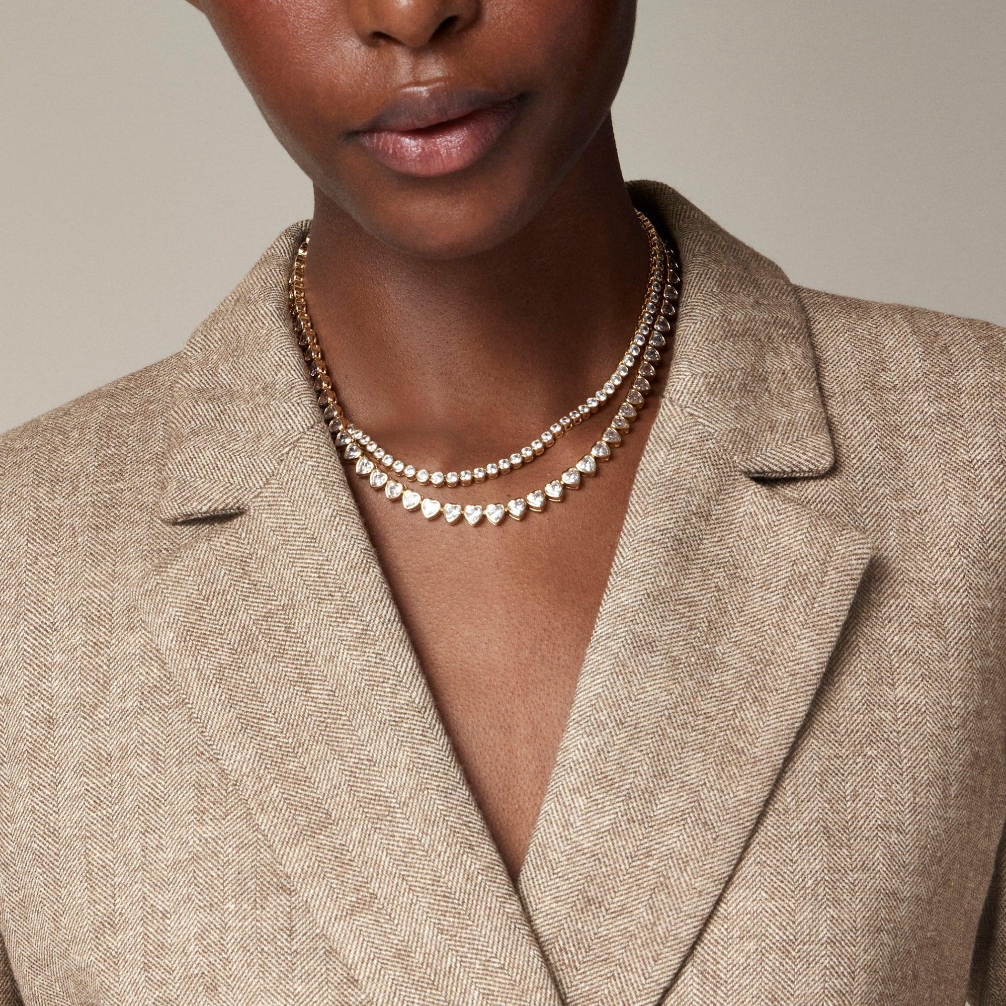 Slim-fit double-breasted blazer in herringbone Italian wool blend Product Image
