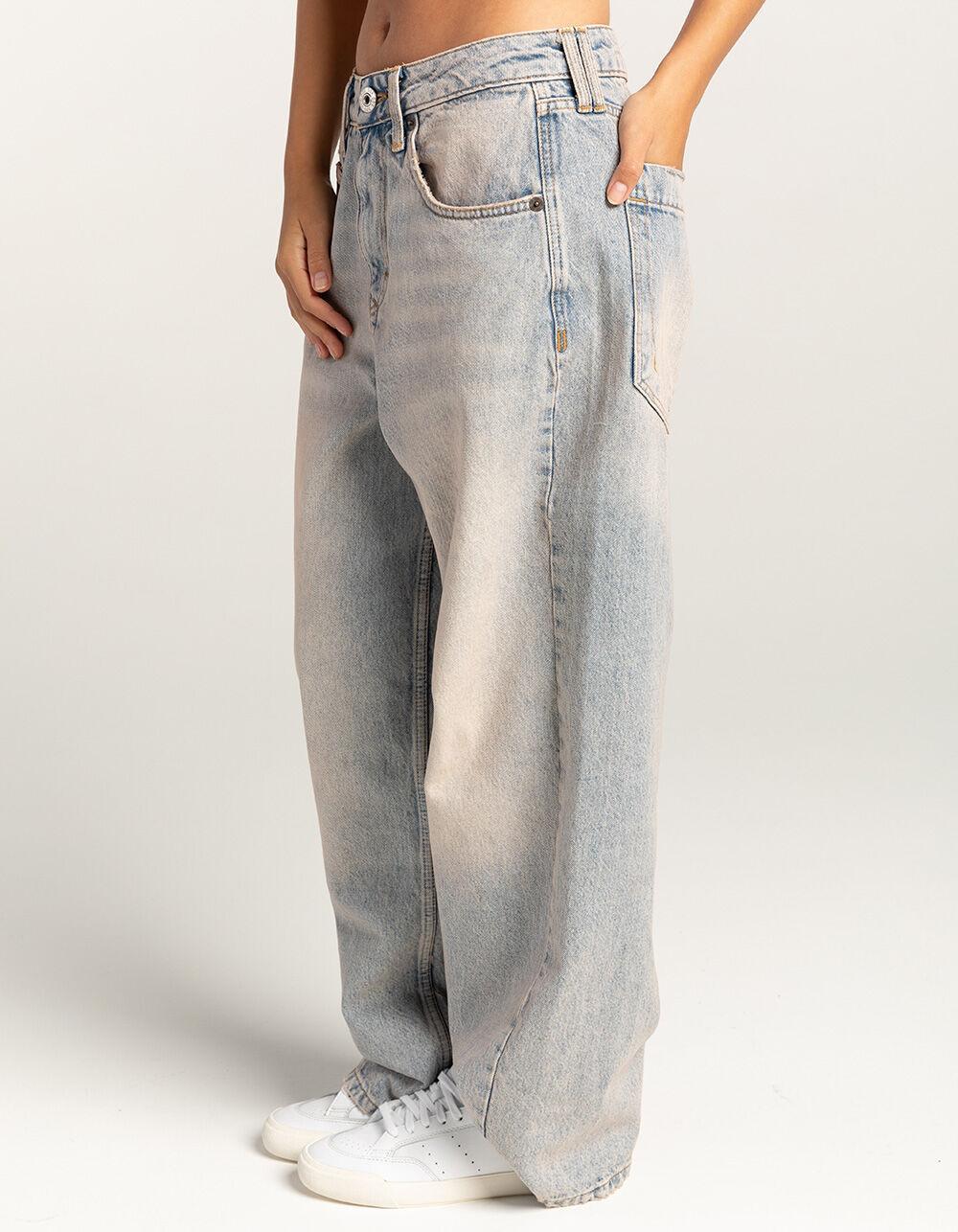 BDG Urban Outfitters Jaya Low Rise Ultra Loose Womens Jeans - TINTED DENIM Product Image