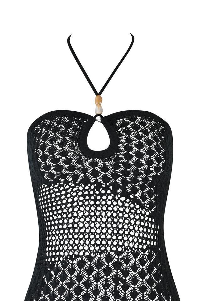 CORALIE MINI DRESS - BLACK Product Image