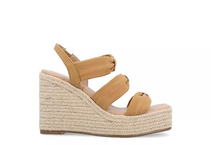 Journee Collection Womens Santorynn Platform Wedge Sandal Product Image