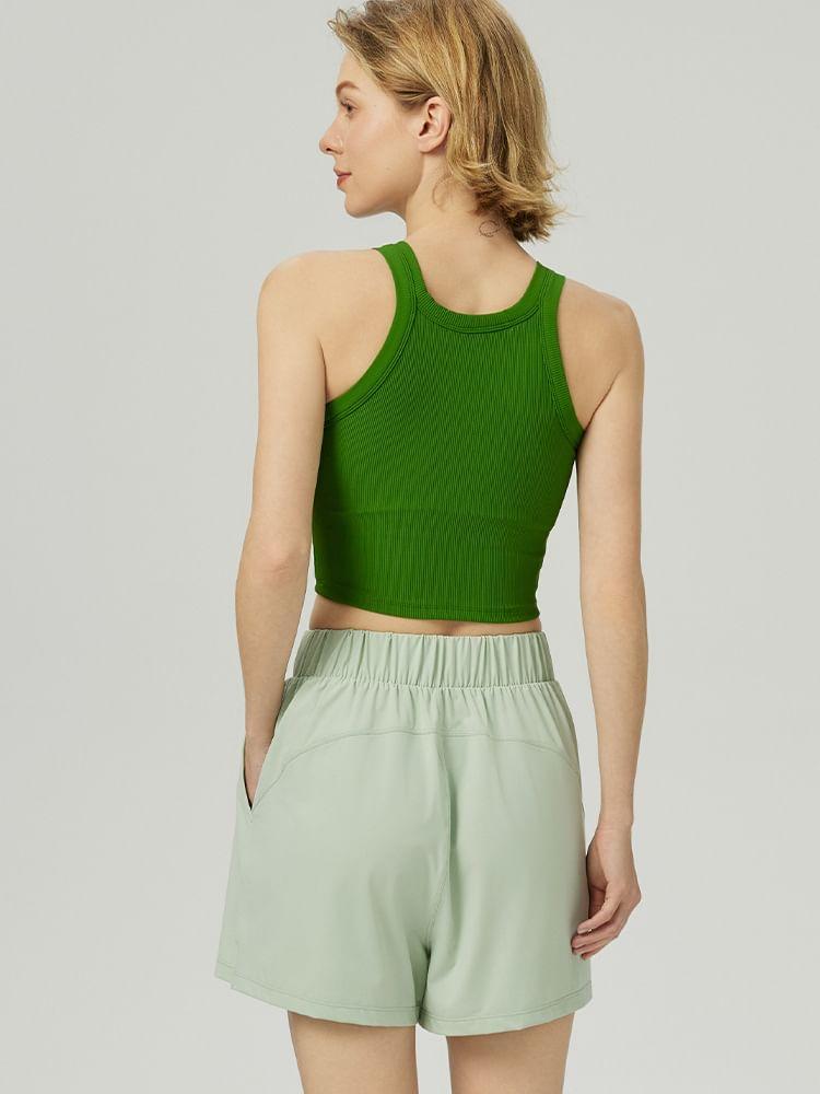 Plain Racerback Sports Bra Top Product Image