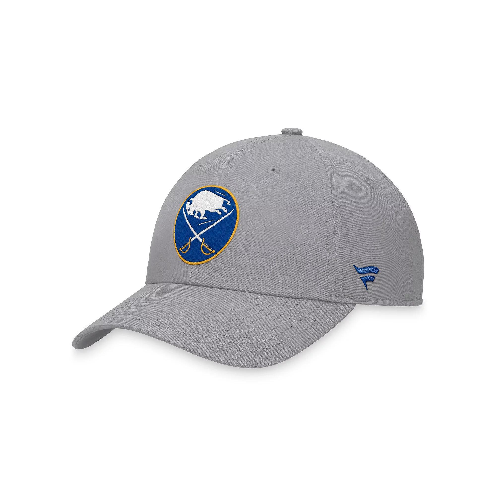 Men's Fanatics Gray Buffalo Sabres Extra Time Adjustable Hat, Grey Product Image