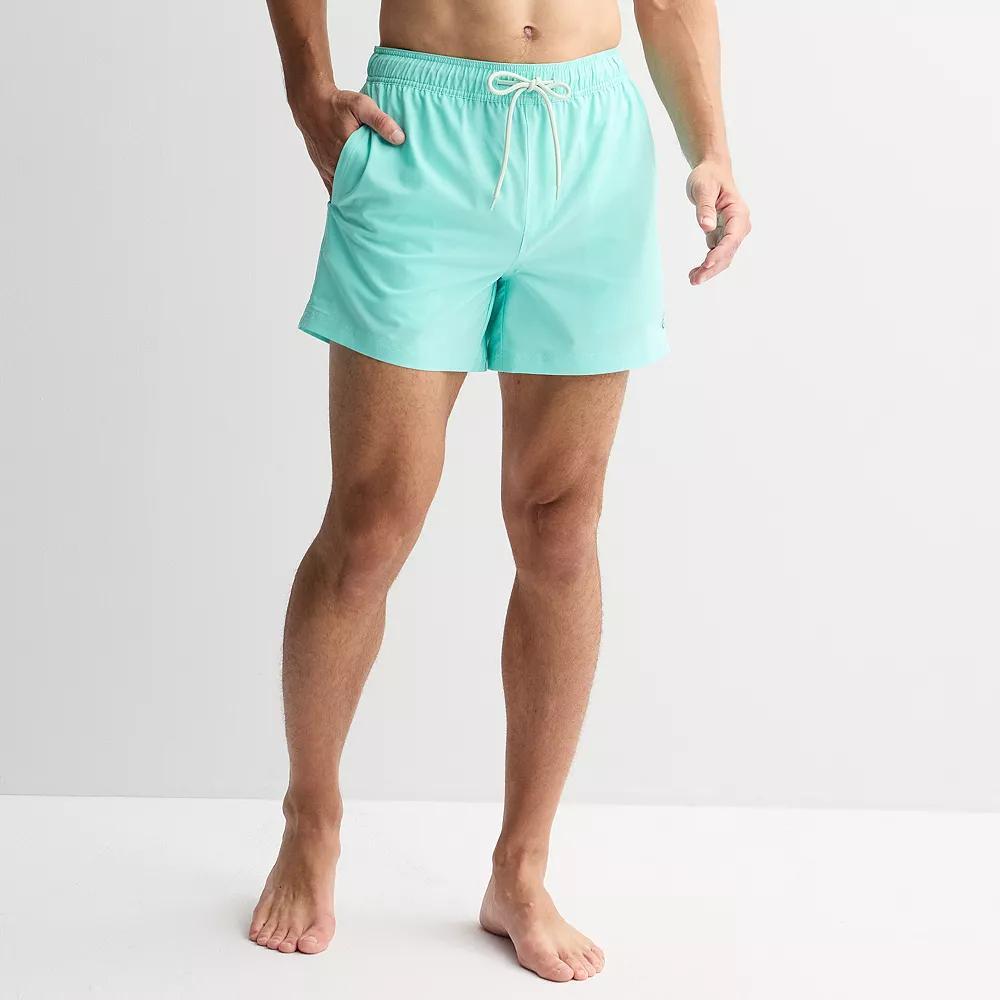 Men's Trinity Coast 5" Sportliner Swim Trunks, Size: XL 5 INCH, Blue Blue Product Image