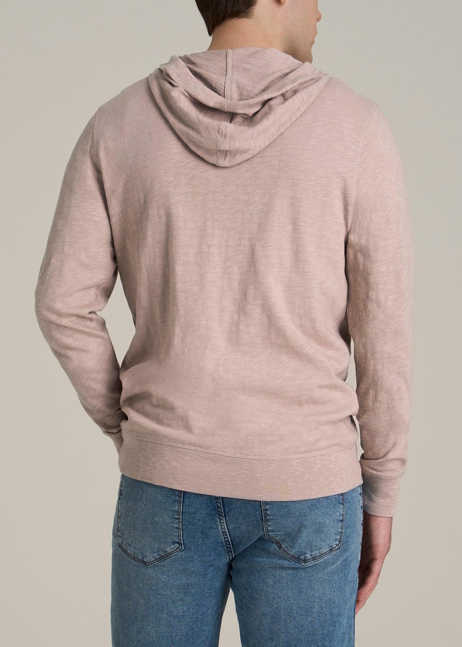 Sunwashed Slub Pullover Men's Tall Hoodie in Desert Rose Product Image