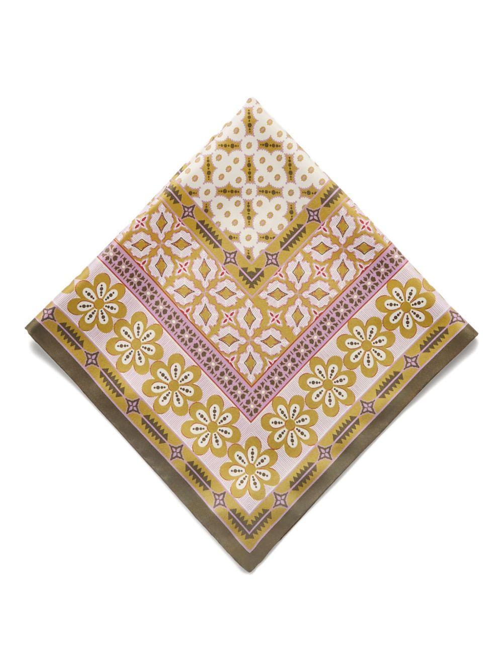 floral-print silk scarf Product Image