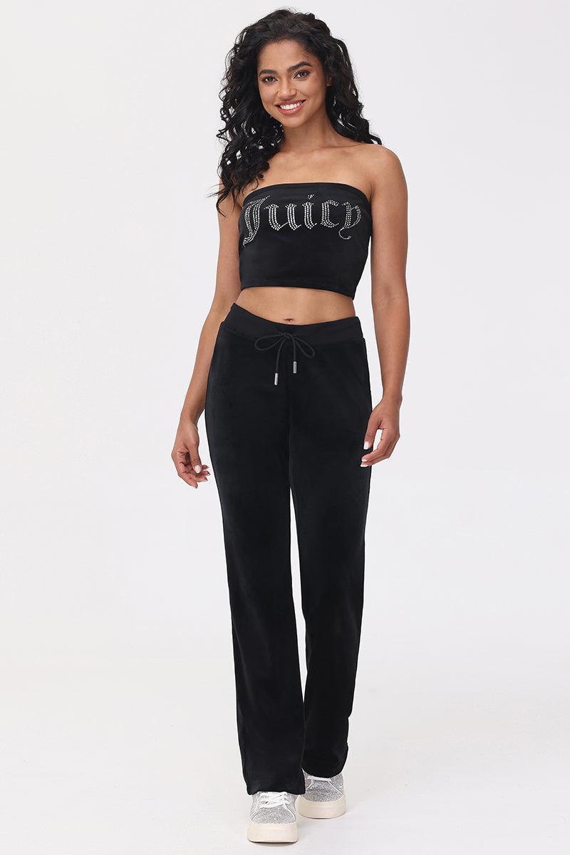 Big Bling Velour Tube Top Product Image