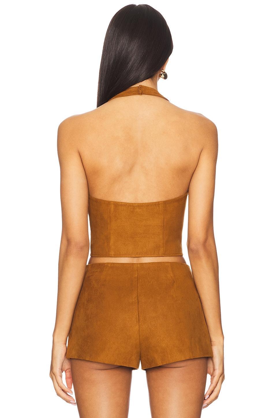 Noella Faux Suede Top Lovers and Friends Product Image