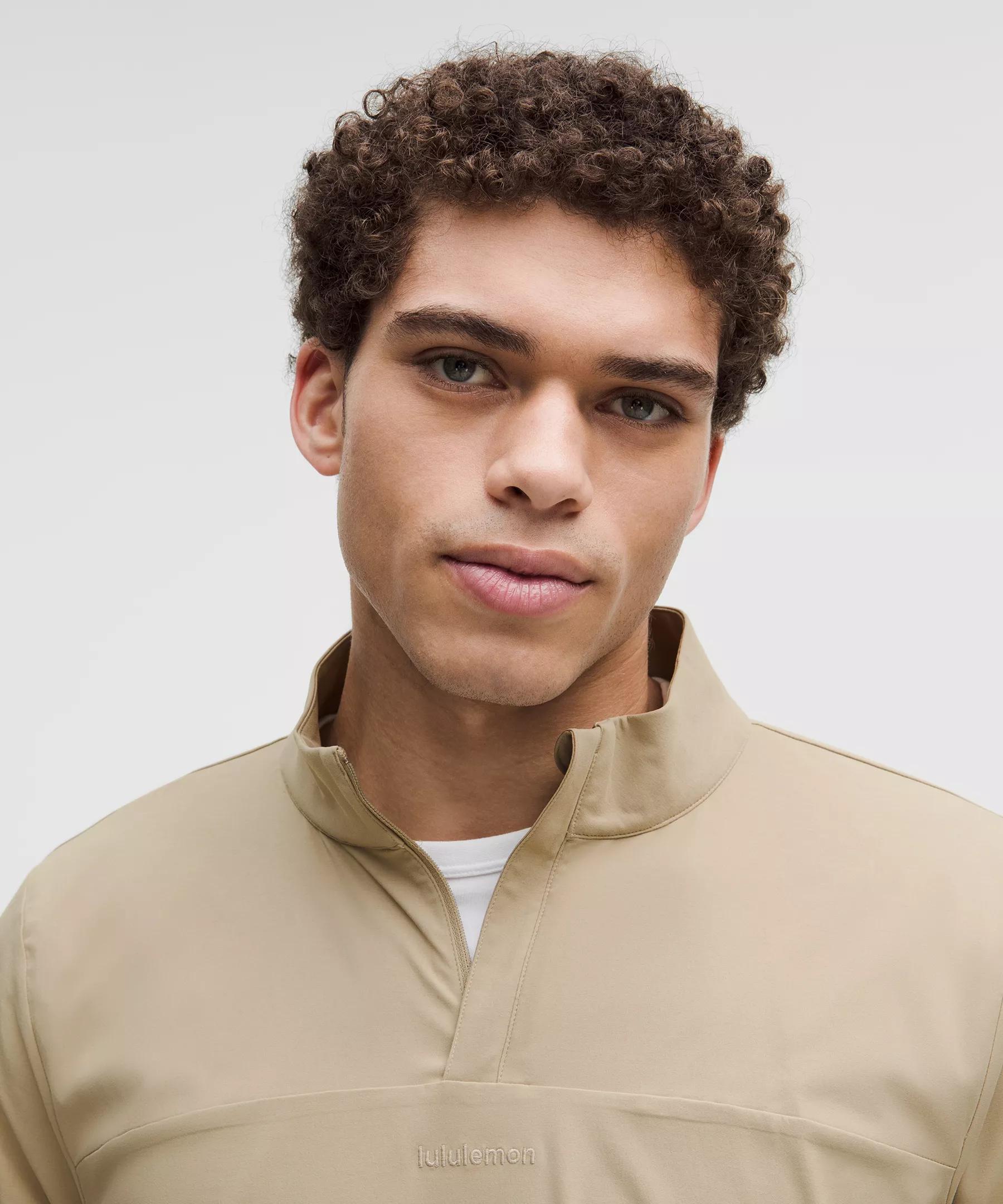 Windproof Golf Pullover Quarter-Zip Jacket Product Image
