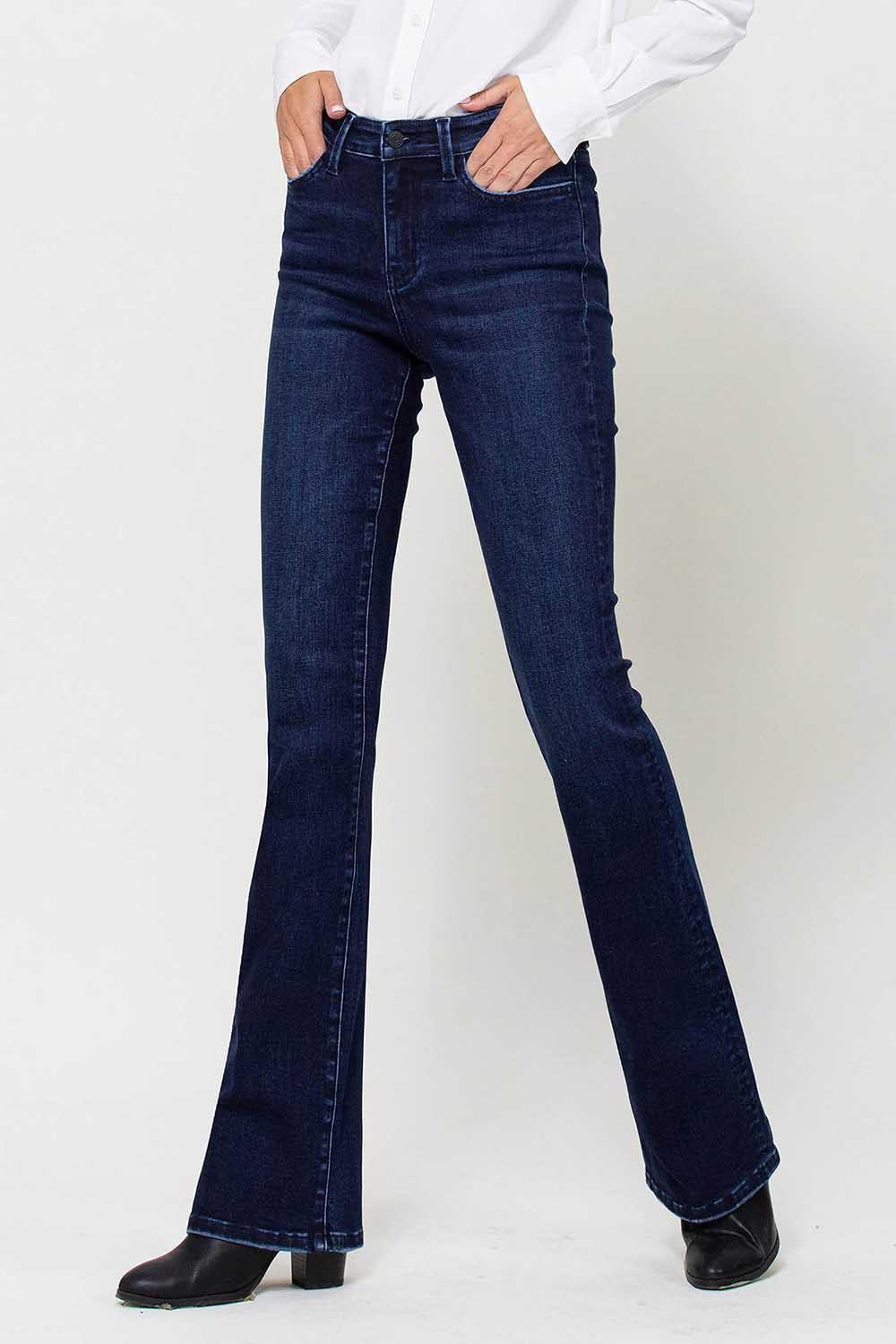 Come Closer Mini Flare Jean Product Image