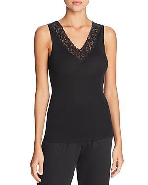 Hanro Moments Cotton Lace Trim Tank Product Image