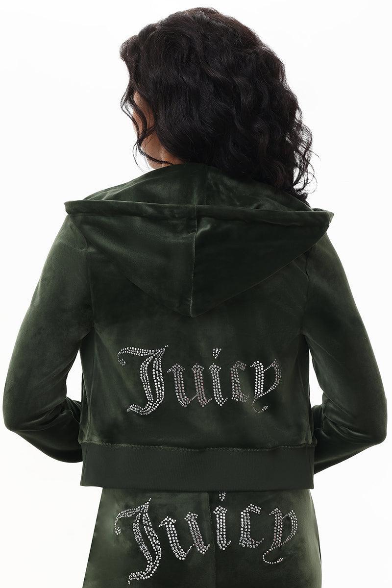 OG Big Bling Velour Hoodie Product Image