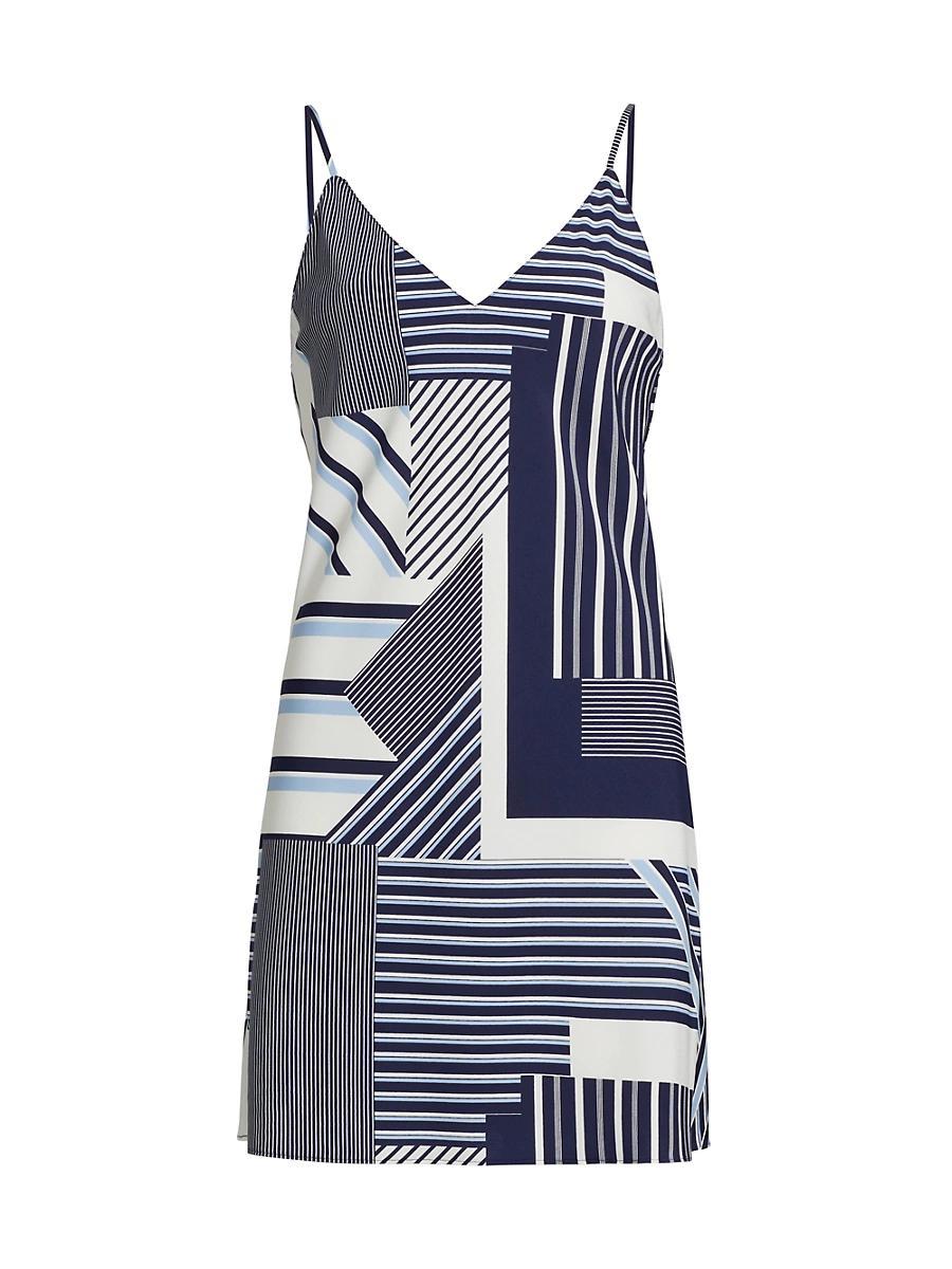 Womens Shima Geometric Crepe Nightgown Product Image