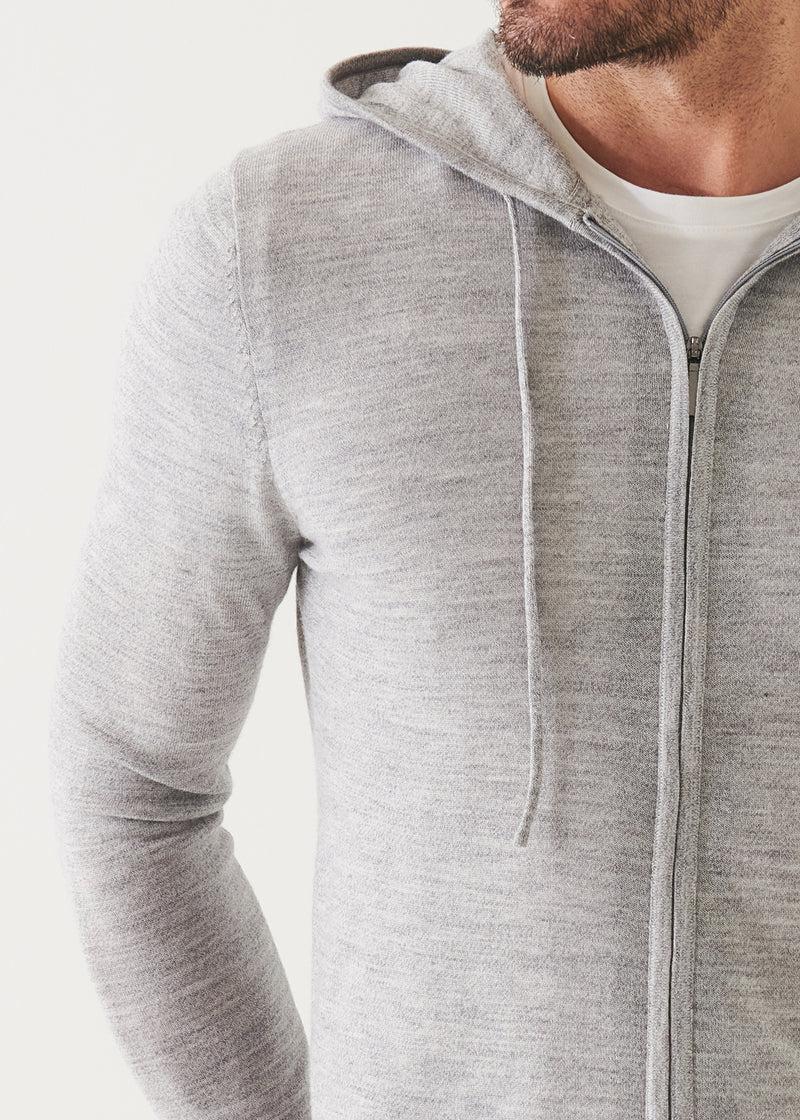 Patrick Assaraf Extra-Fine Merino Full Zip Hoodie Product Image